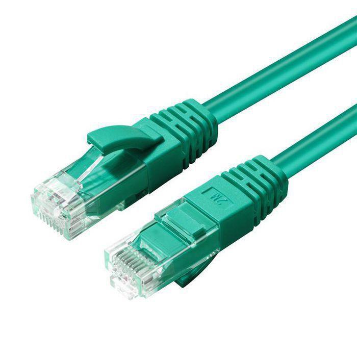 MicroConnect CAT5e U/UTP mrežni kabel 20m, zeleni
