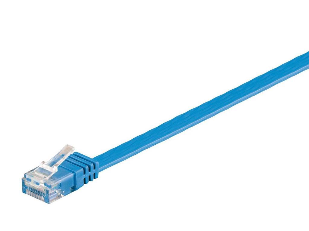 MicroConnect Kabel U/UTP CAT6 1M Moder ploščat