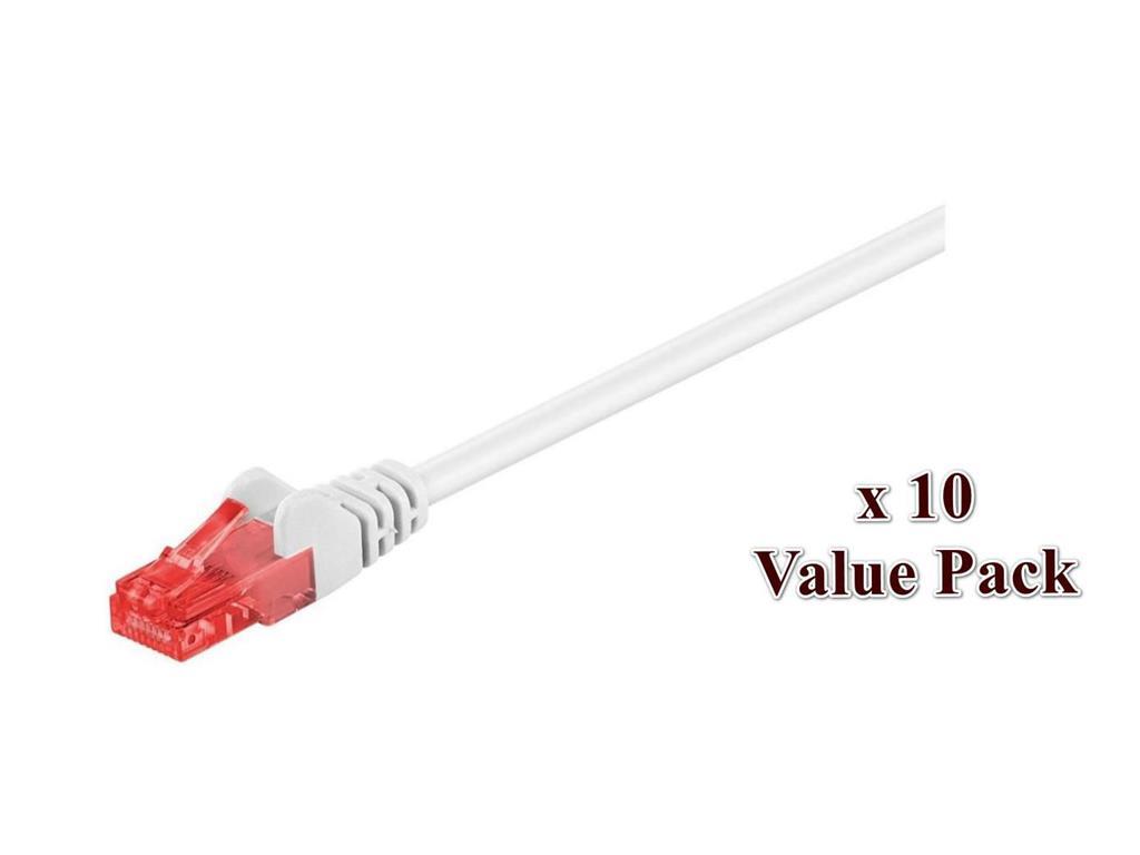 MicroConnect Kabel U/UTP CAT6 3M Bel 10 Pack