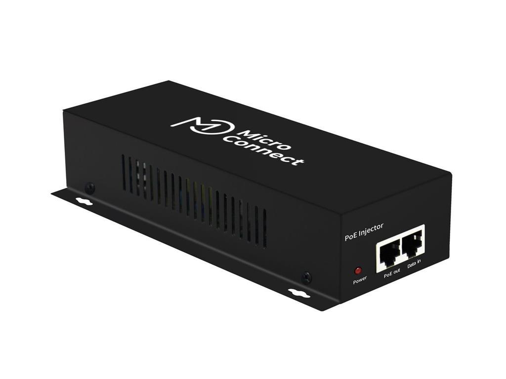 MicroConnect 90W 802.3af/at PoE injektor, 100-240 V