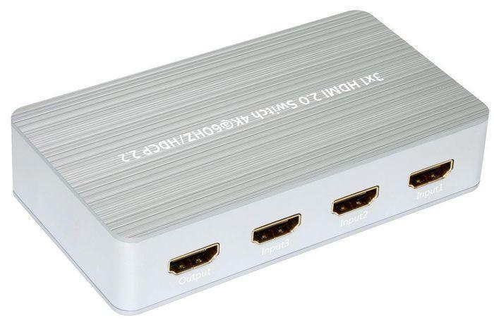 MicroConnect HDMI 2.0 Switch 3 - 1 way