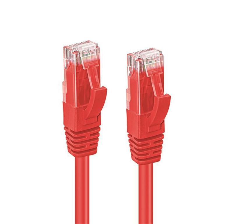 MicroConnect Kabel CAT6A UTP 5m Rdeč LSZH