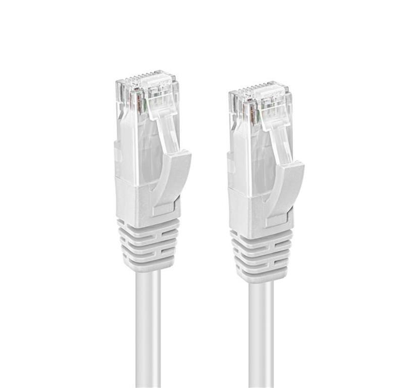 MicroConnect CAT6A UTP 0.5m bijeli LSZH