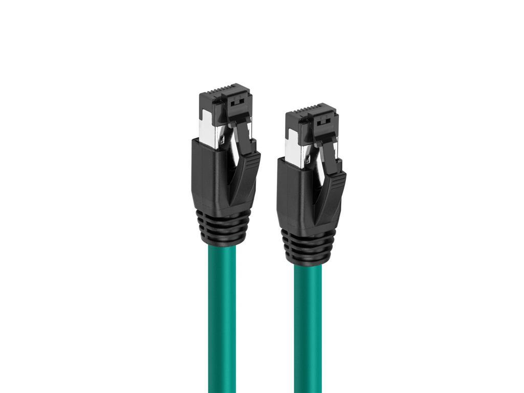 MicroConnect Kabel CAT8.1 S/FTP 0,50m Zelen