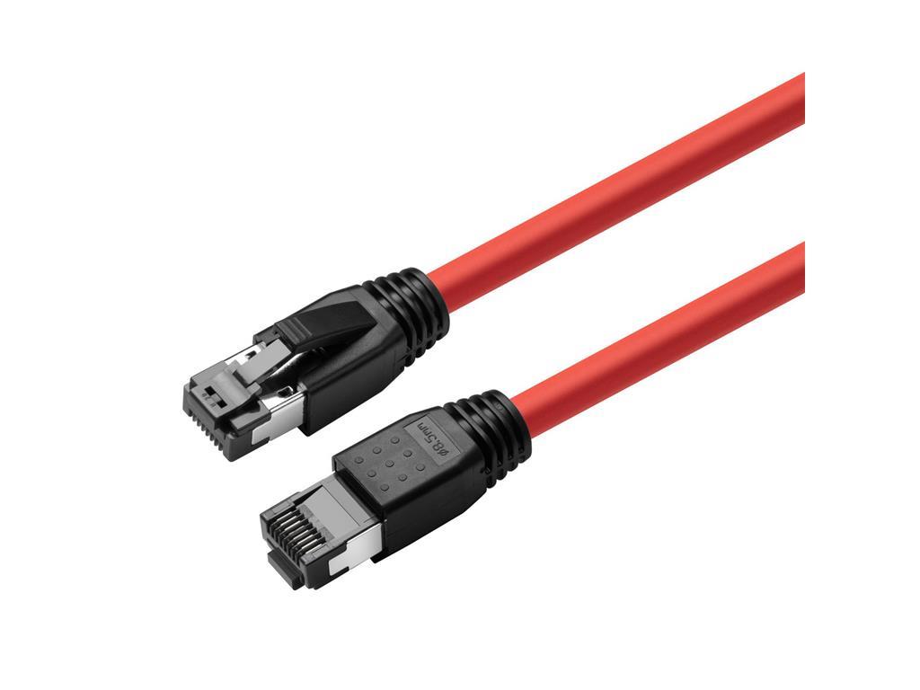 MicroConnect Kabel CAT8.1 S/FTP 7,5m Rdeč