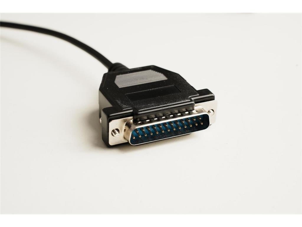 MicroConnect Serial Kabel DB9-DB25 1,8M F/M Črn