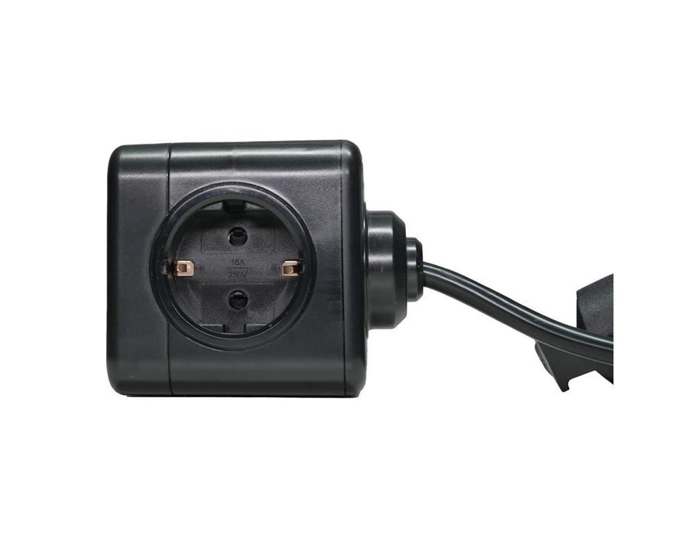 MicroConnect Power Cube Extended Duo USB, 3m kabel