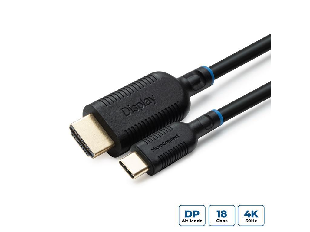 MicroConnect Kabel USB-C - HDMI 5m