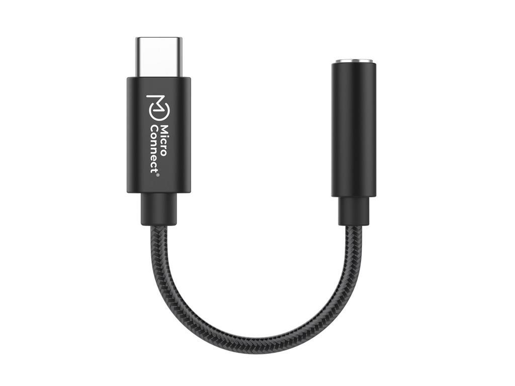 MicroConnect Premium adapter USB-C na minijack,