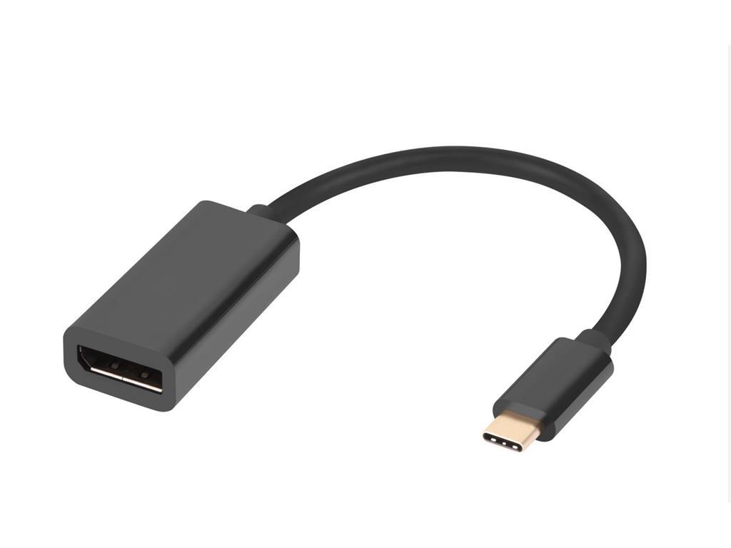 MicroConnect USB-C na Displayport adapter crni