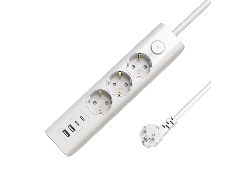 MicroConnect Produžni kabel Schuko s 3 utičnicama i