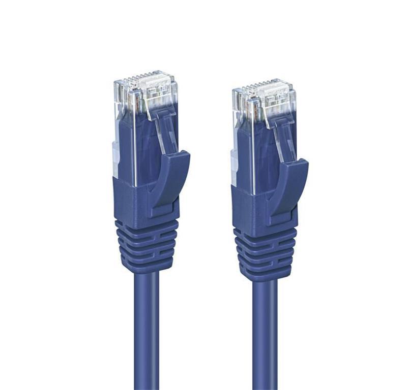 MicroConnect CAT6A UTP 0.15m plavi LSZH