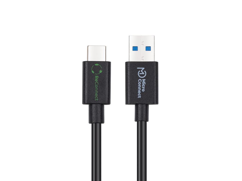 MicroConnect ReConnect USB C-A 3.2 Gen 1 kabel, 1m
