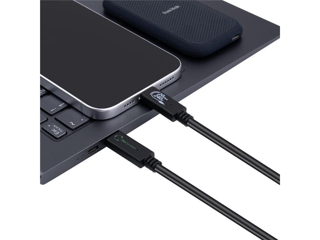 MicroConnect ReConnect USB C-C 3.2 kabel, 2m