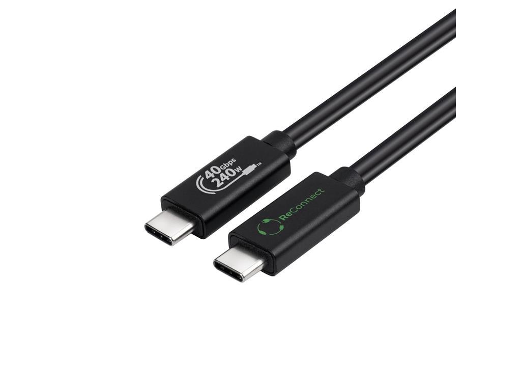 MicroConnect ReConnect USB C-C USB4 kabel 0.5m