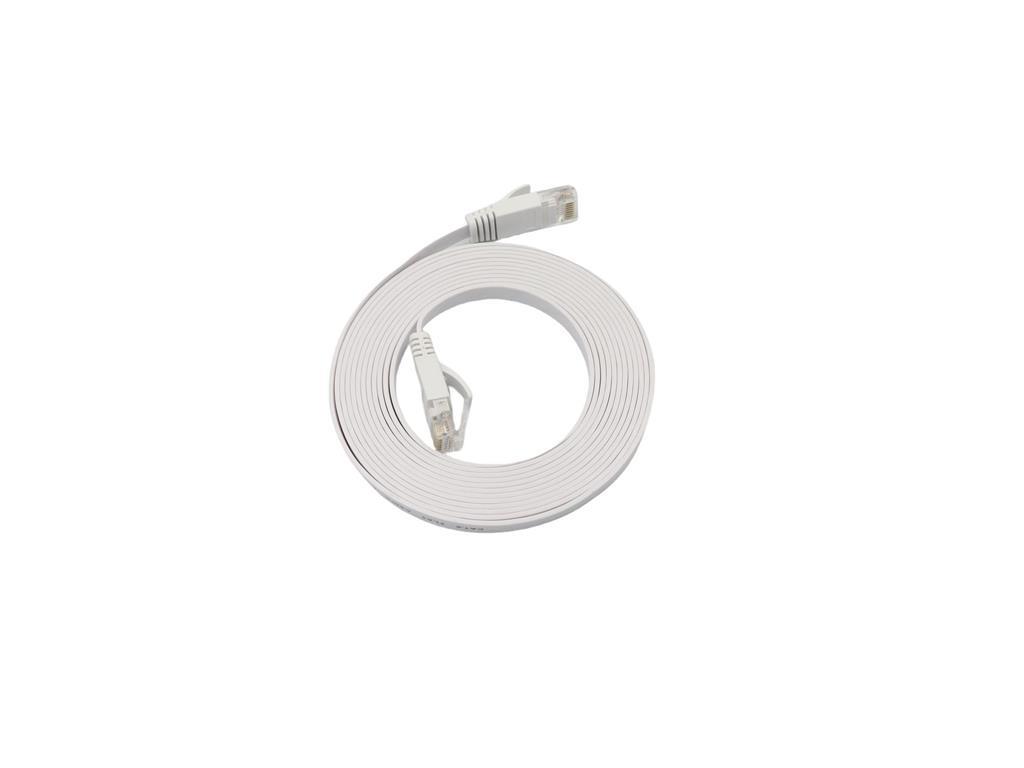 MicroConnect Kabel U/UTP CAT6A 10M Bel ploščat LSZH