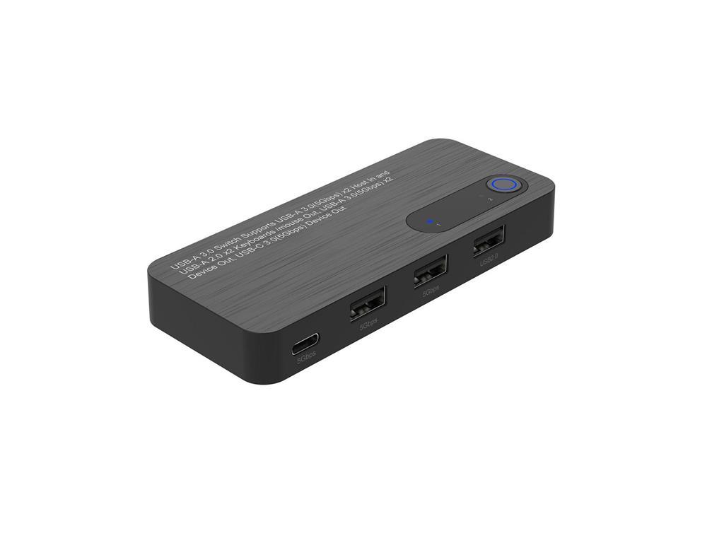 MicroConnect USB A 3.0 KM Sharing Switch 2x5
