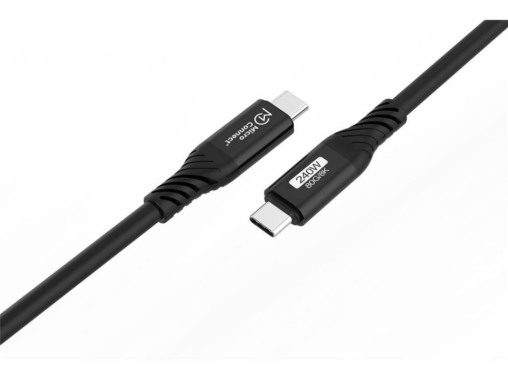 MicroConnect Premium kabel USB C-C USB4 Gen4x2, 1m