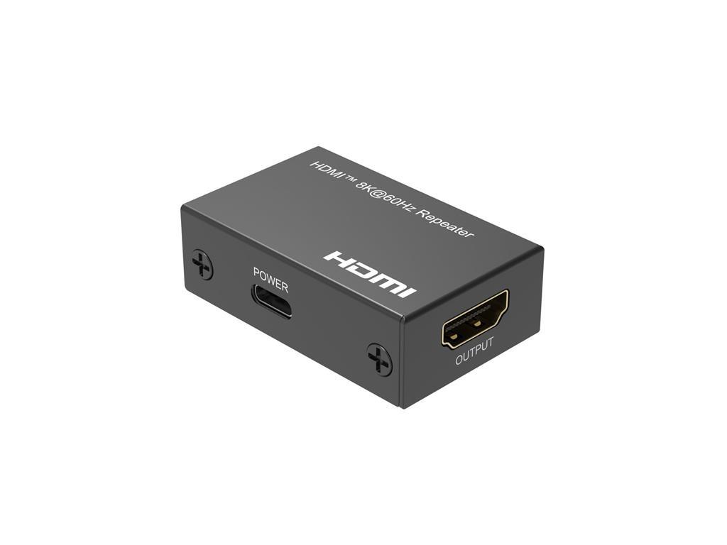 MicroConnect Repeater 8K@60Hz HDMI do 10m