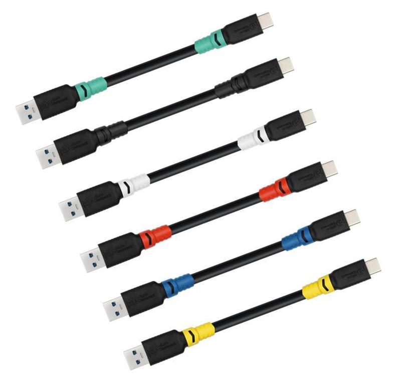 MicroConnect ColorFlex USB C-A kabel 60W 1m