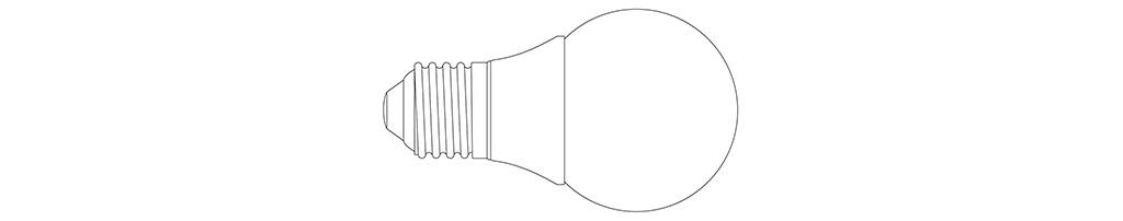 Maul LED žarnica 3W, E27, 3000K