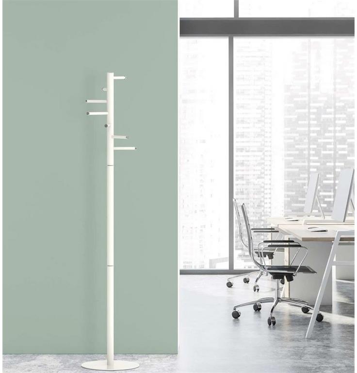 Alco Stojalo za plašče MAULcaurus, bel