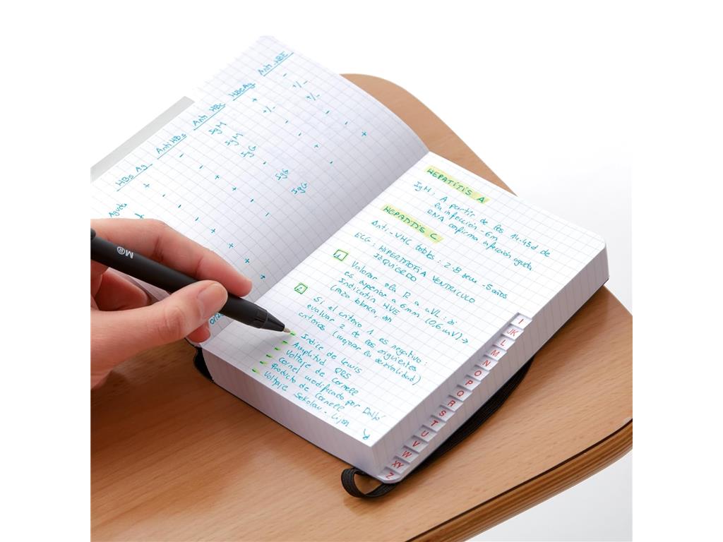 MiquelRius Zvezek 104x150mm karo z indeksom