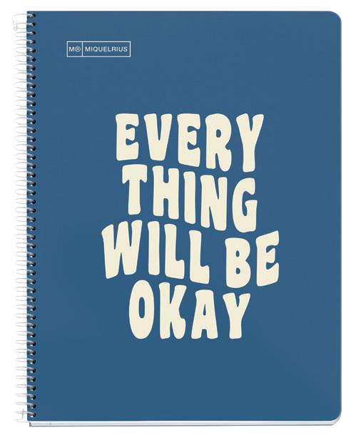 MiquelRius Zvezek A4, črtast, 80-listni, 90g,