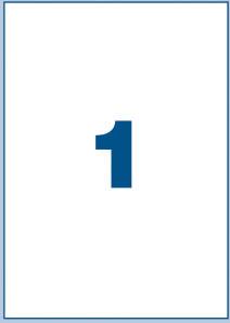 Multi3 Bele nalepke 210 x 297, 1/stran