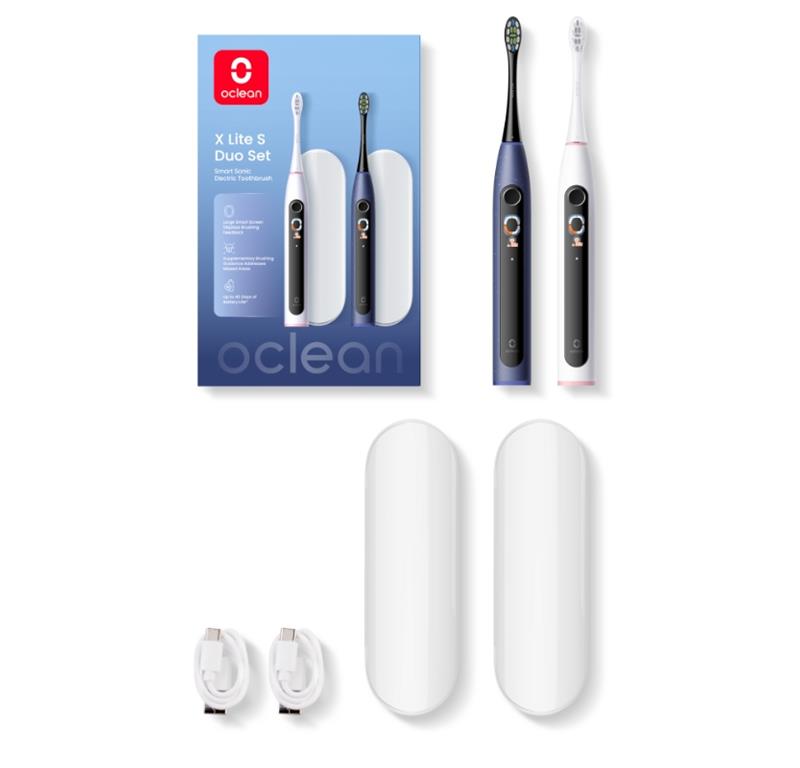 Oclean Električna zobna ščetka X Lite Set - Duo