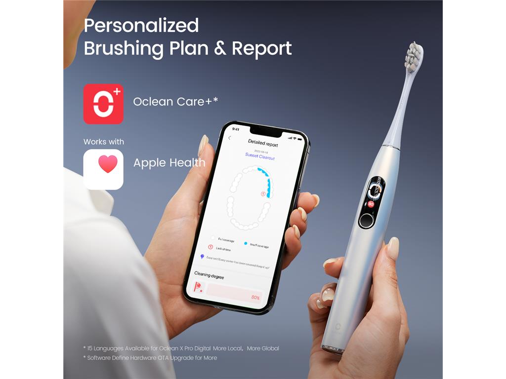 Oclean Električna zobna ščetka X Pro Digital