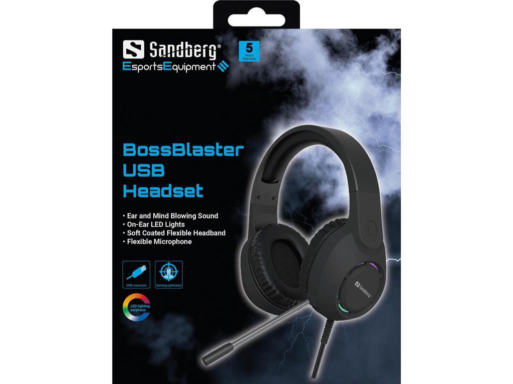 Sandberg BossBlaster USB slušalke