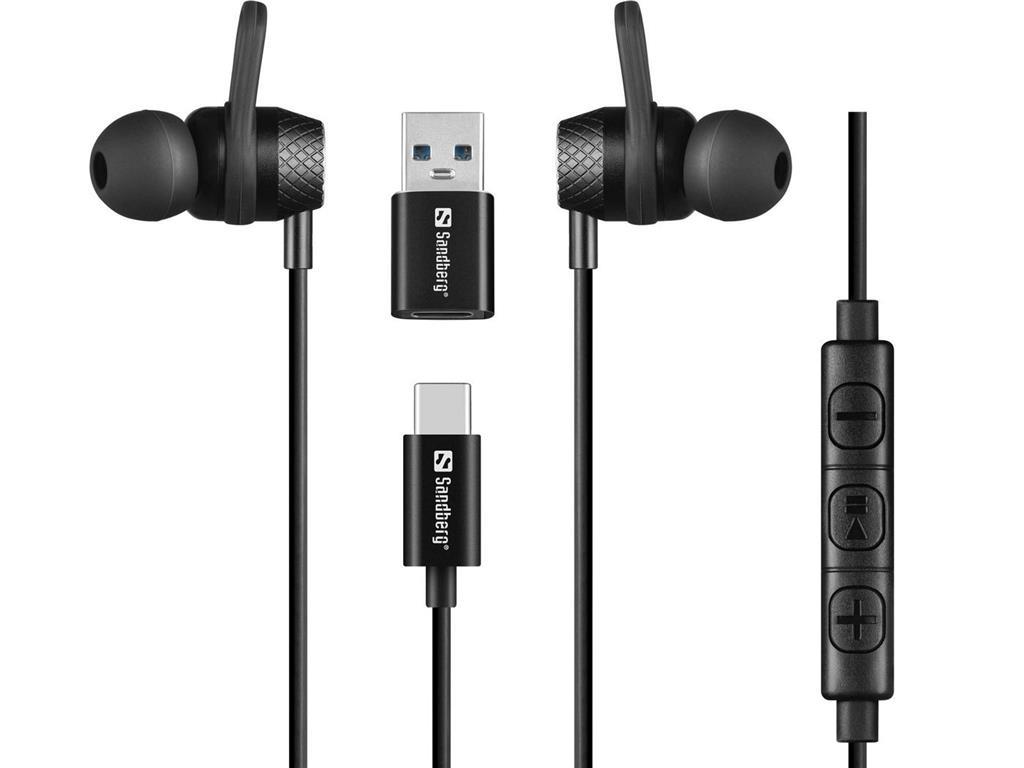Sandberg Sandberg USB-C/A in-ear slušalice s
