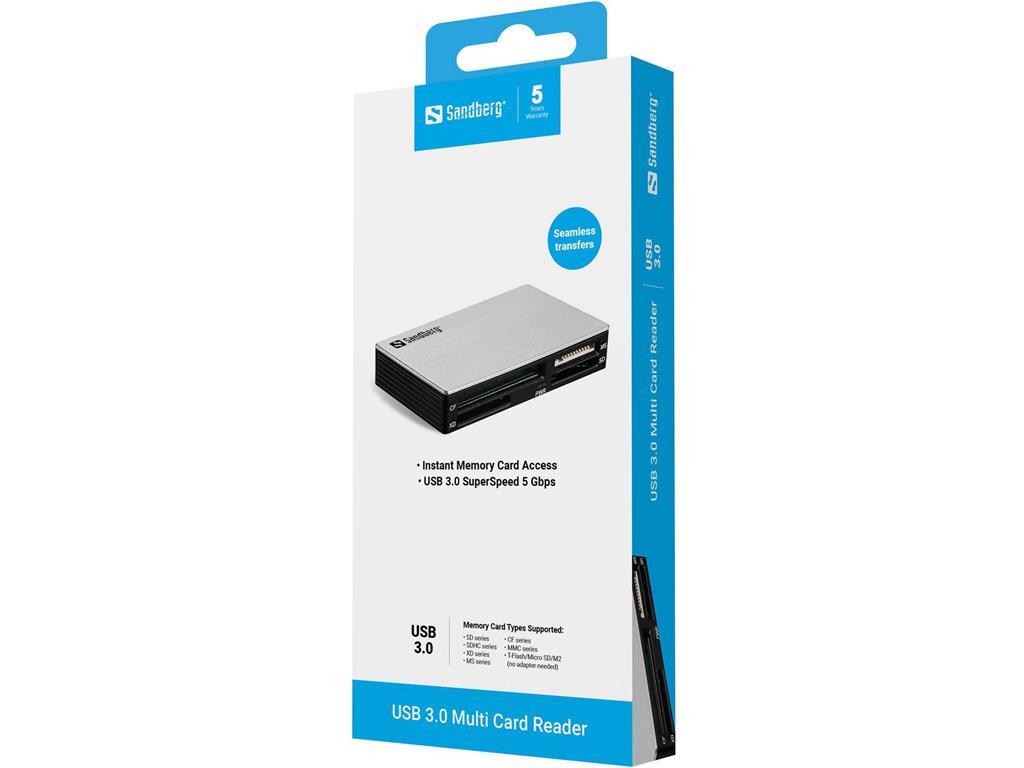 Sandberg Bralnik pomnilniških kartic 3.0
