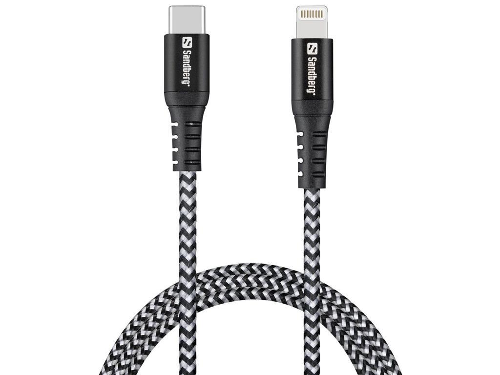 Sandberg Survivor USB-C PD>Lightning 1M