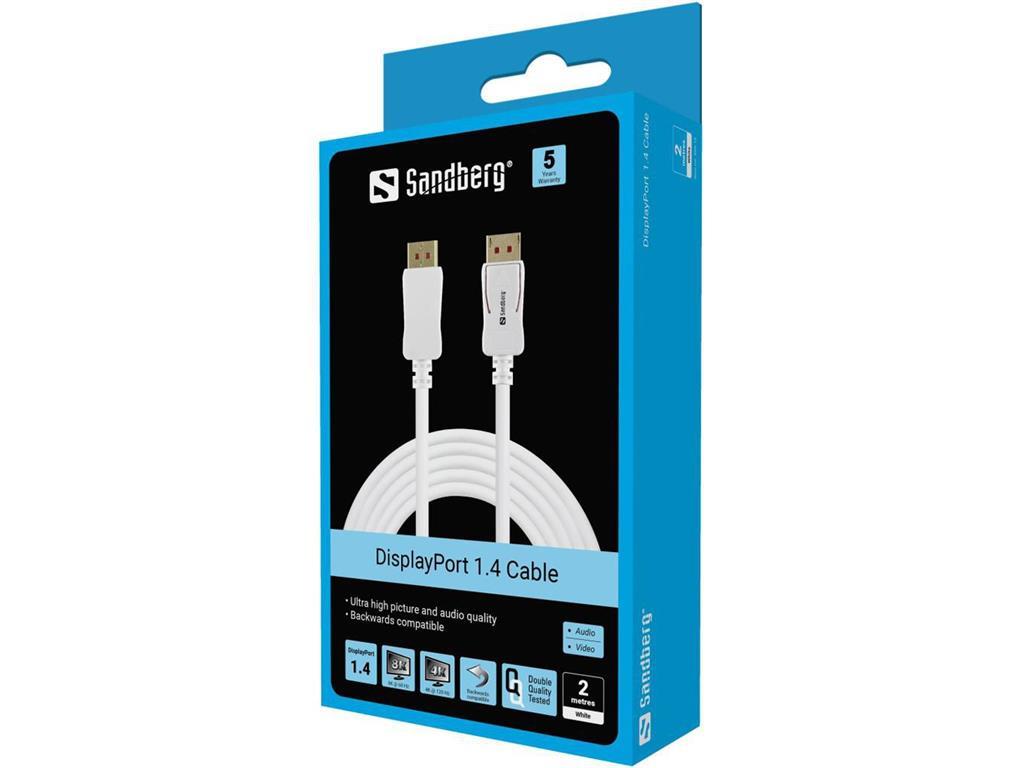 Sandberg DisplayPort 1.4 8K60Hz 2m kabel