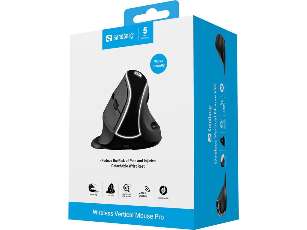 Sandberg Miška vertikalna brezžična Wireless Pro