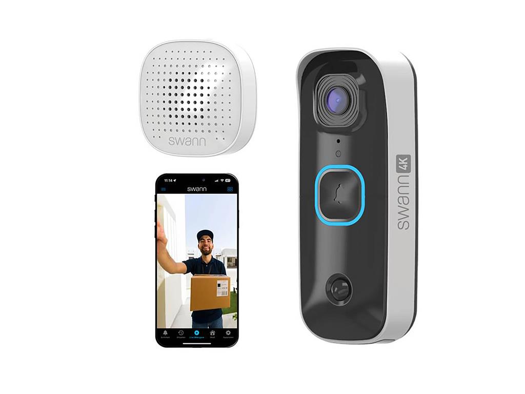 Swann Buddy pametni zvonec 4K, brezžični