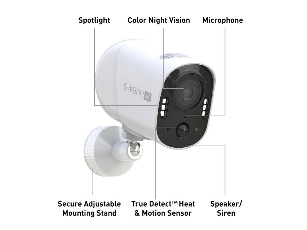 Swann Nadzorna kamera Xtreem 4K, Wi-Fi