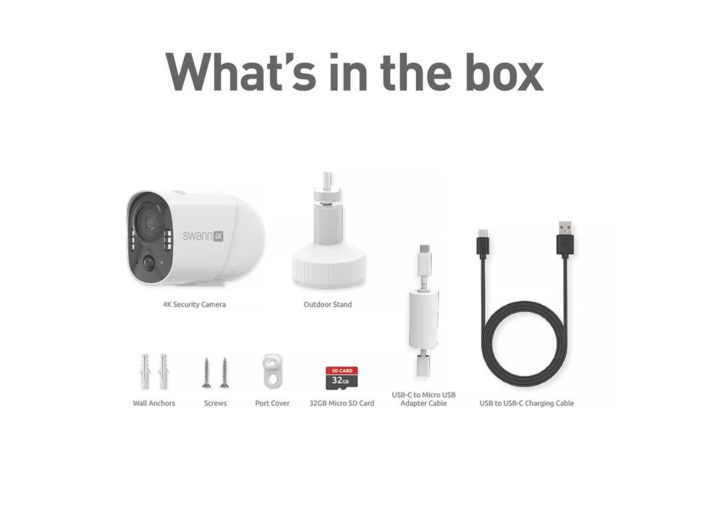 Swann Nadzorna kamera Xtreem 4K, Wi-Fi