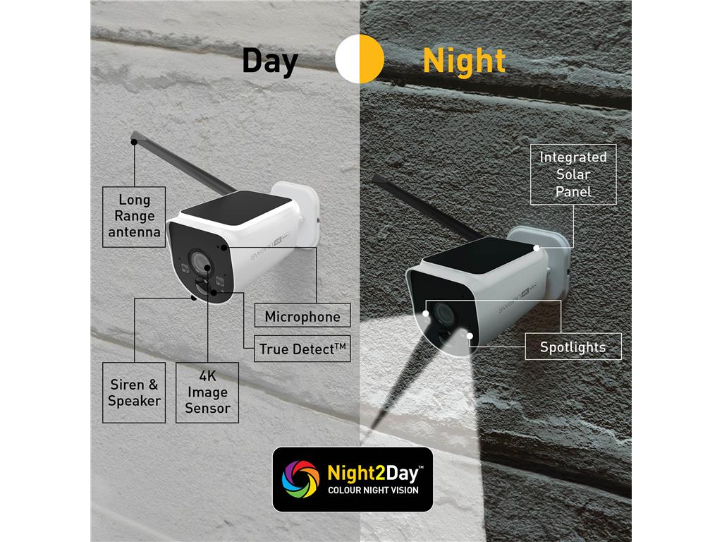 Swann Nadzorna kamera MaxRanger 4K, brezžična