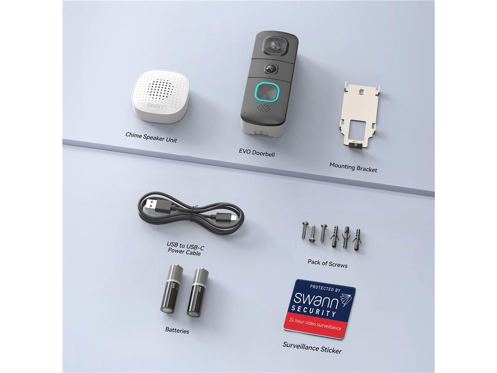 Swann EVO pametni zvonec, brezžičen