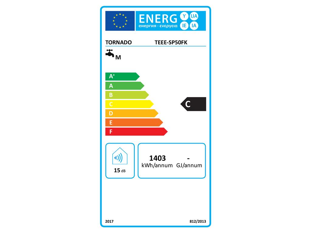 Tornado Grelnik vode - bojler 50L, 1500W