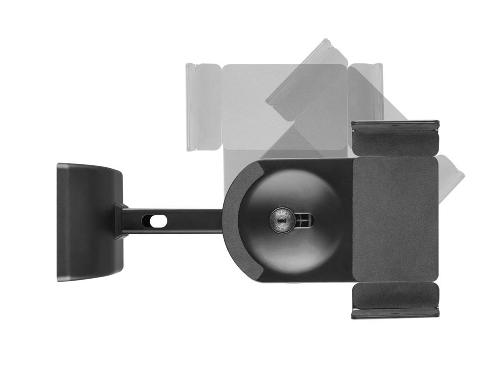 Vivolink Stenski nosilec za zvočnik, črn, 2 kosa