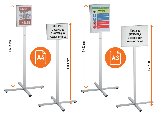 Informacijsko stojalo Durable
